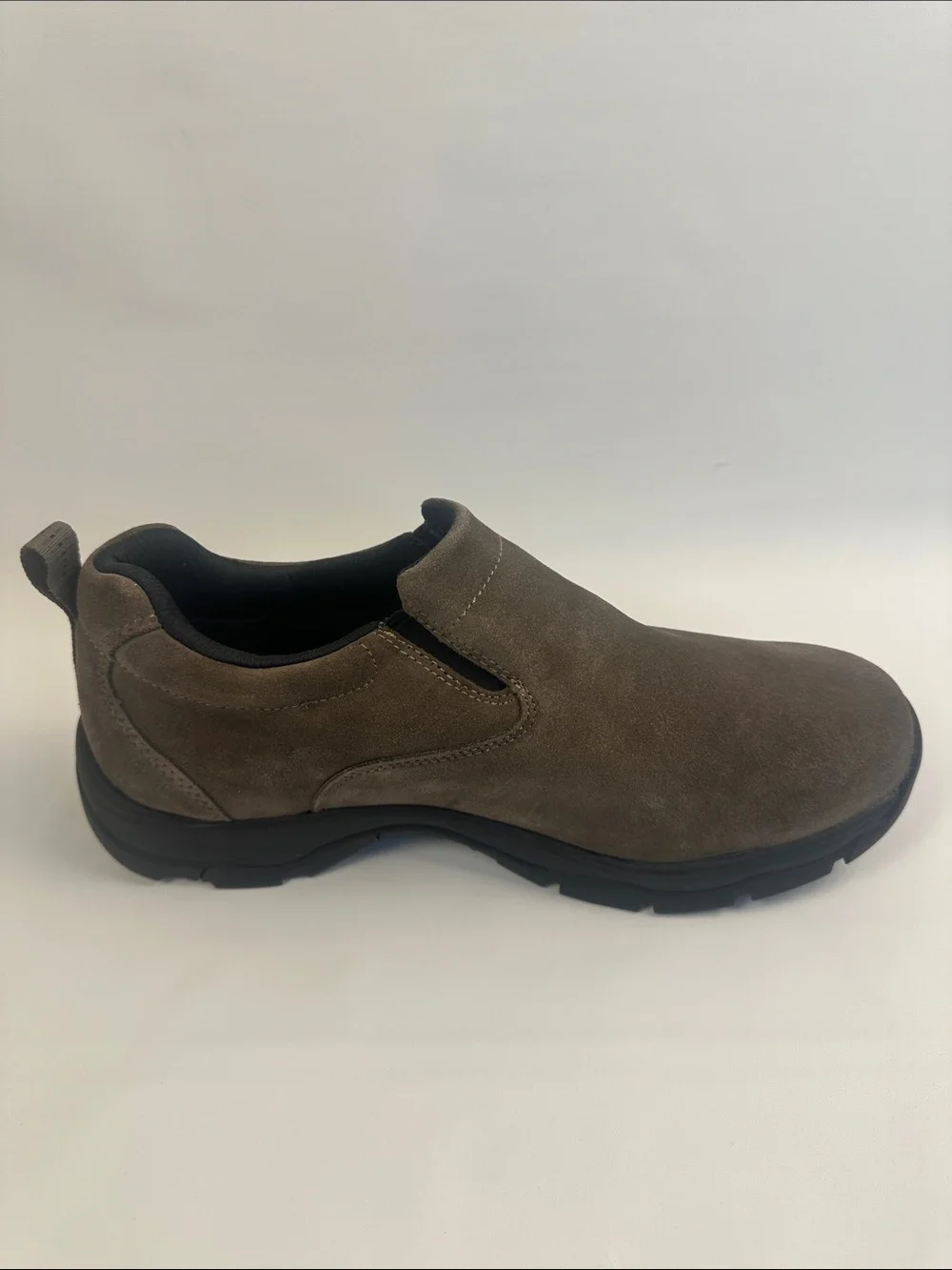 L L Bean Men's Slip-On Suede Casual Shoe - Dark Cinder B120